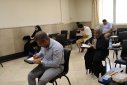 بازدید معاون آموزشی دانشگاه از روند برگزاری آزمون جامع