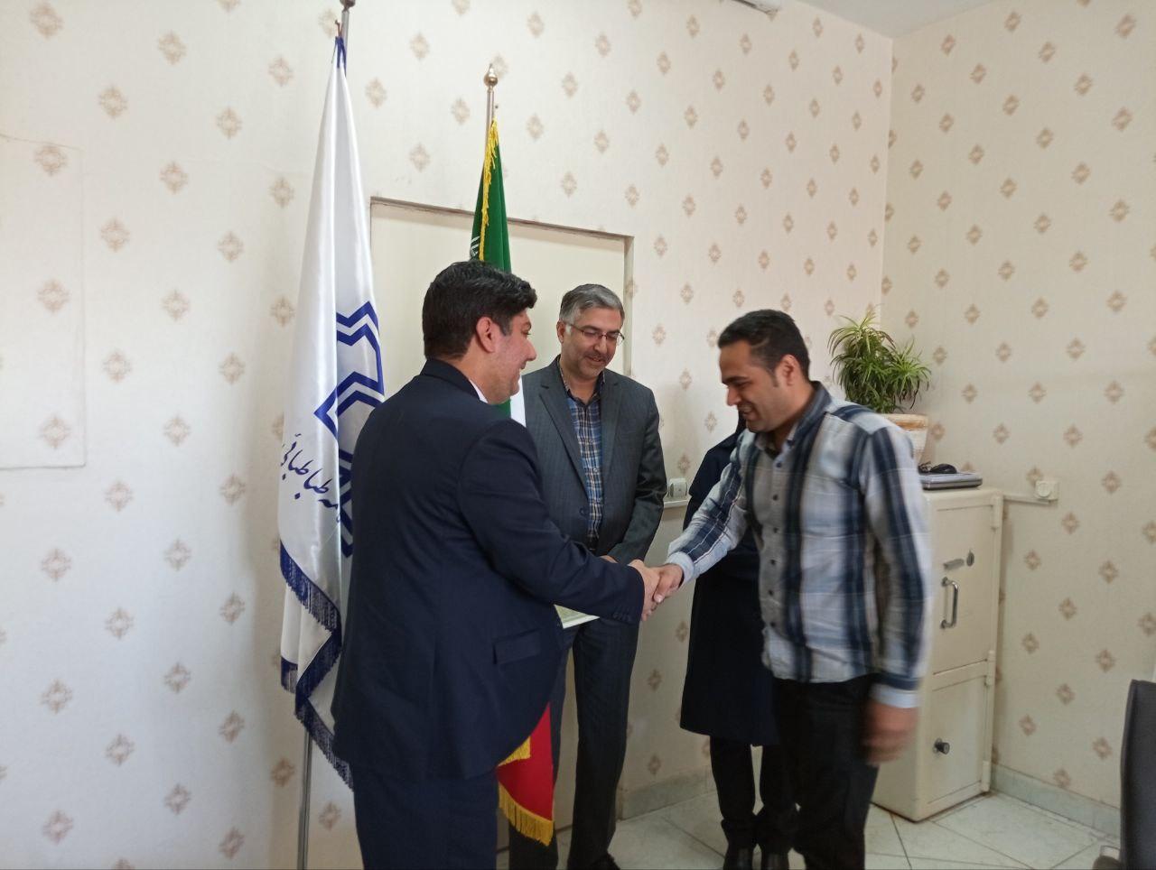 تقدیر معاون آموزشی از کارشناسان آموزش پیشخوان خدمت سامانه آموزشی گلستان_دانشکده ادبیات