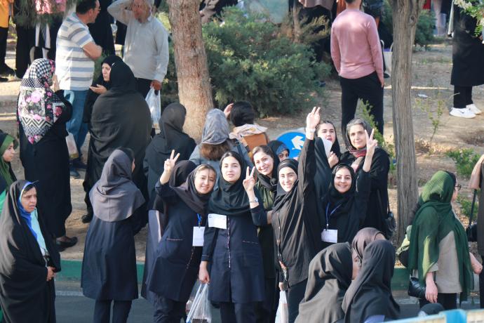 گزارش ویدیویی از برگزاری کنکور سراسری  در دانشگاه علامه‌طباطبائی